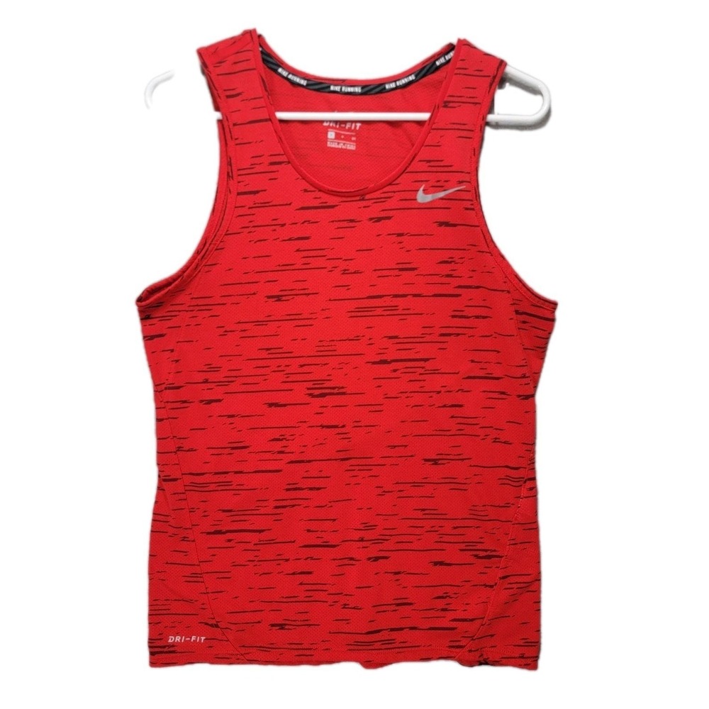 Nike Running Tank Top Women S Dri Fit Performance Wicking Quick Dry Athletic Red